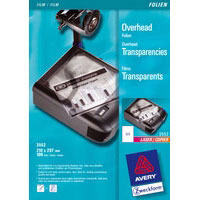 Avery Transparant A4 100 Sheets (3552)